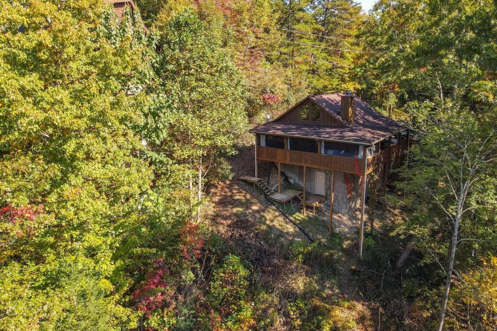 Nice View Fireplace, Hot Tub, Porch Bed, Private Sevierville Exterior photo
